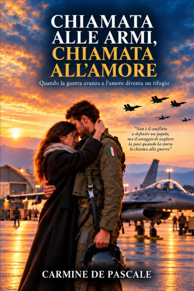 Copertina del libro "Chiamata alle armi, chiamata all'amore" di Carmine De Pascale, pubblicato con PubblicaOra